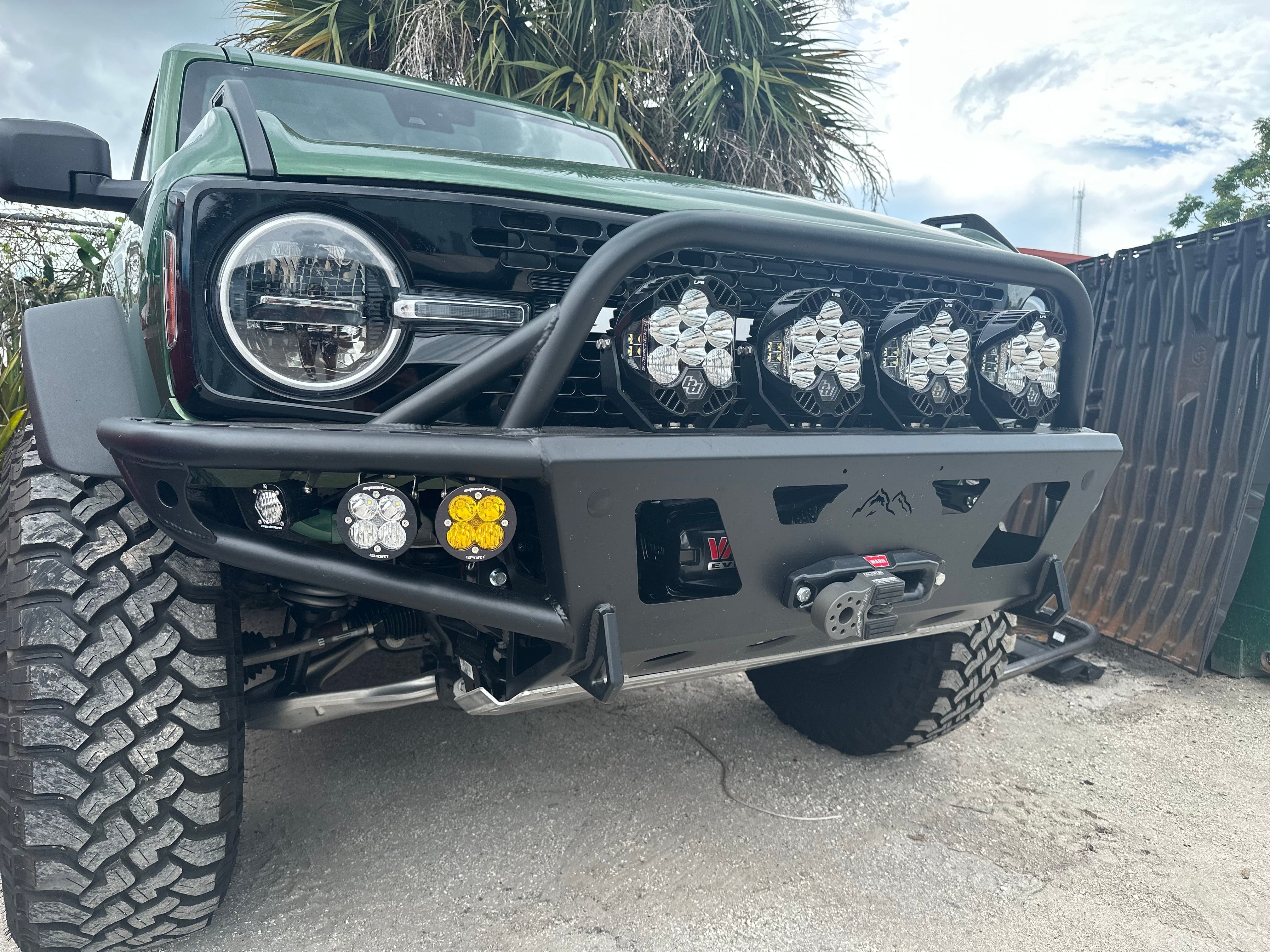 True North Fabrications Armor 2021+ Bronco Front Winch Bumper