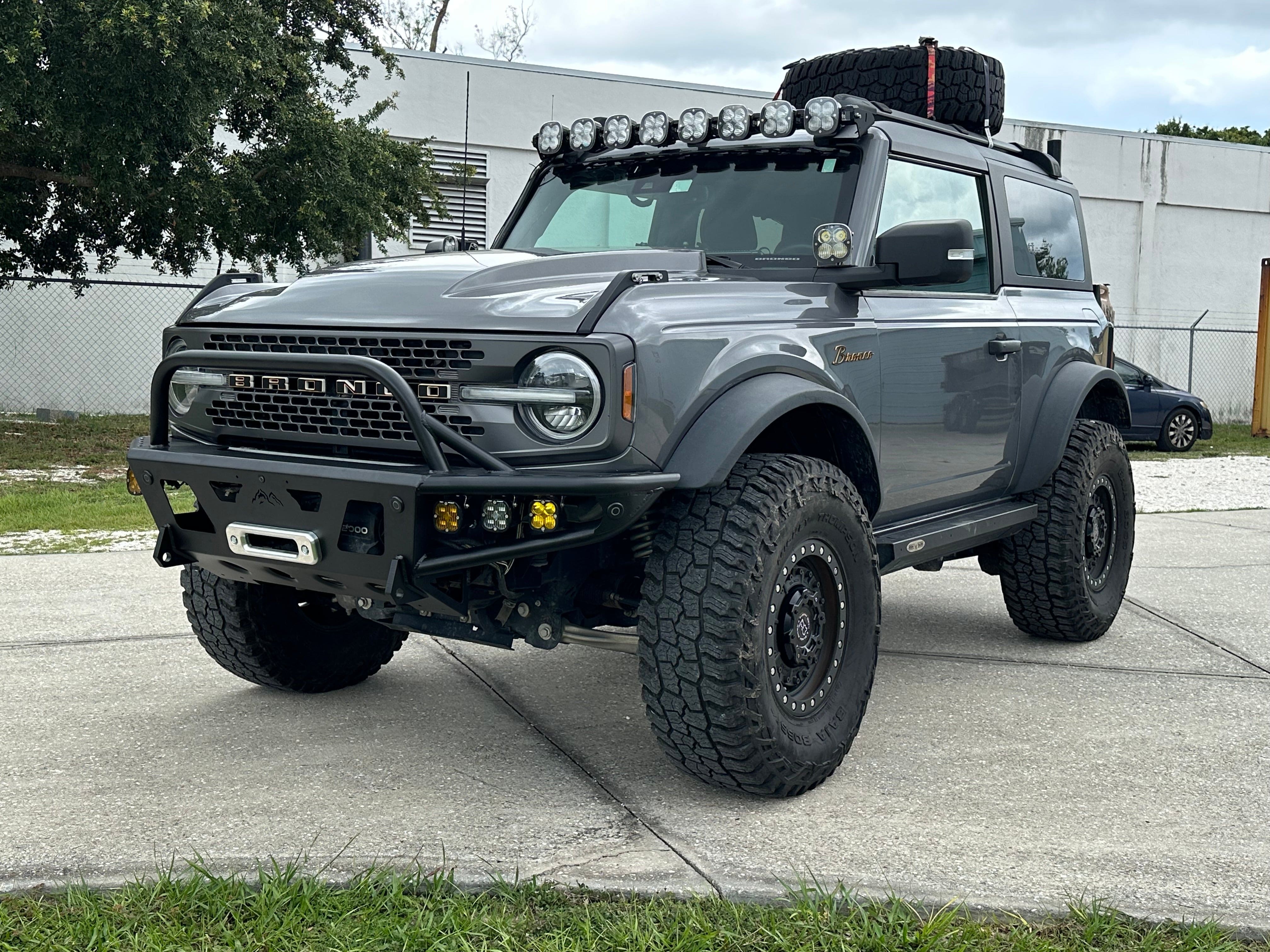 True North Fabrications Armor 2021+ Bronco Front Winch Bumper