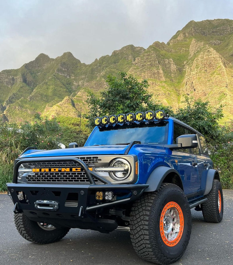 Load image into Gallery viewer, True North Fabrications Armor 2021+ Bronco Front Winch Bumper
