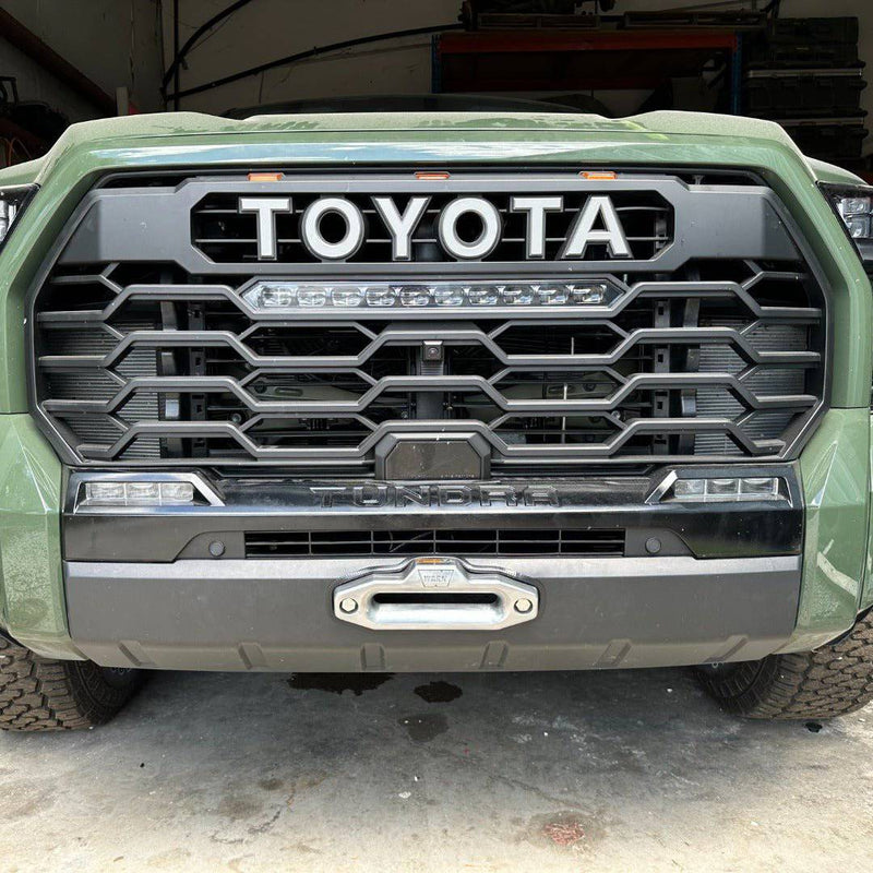 Load image into Gallery viewer, True North Fabrications Armor 22+ 3rd Gen Tundra Hidden Winch Plate
