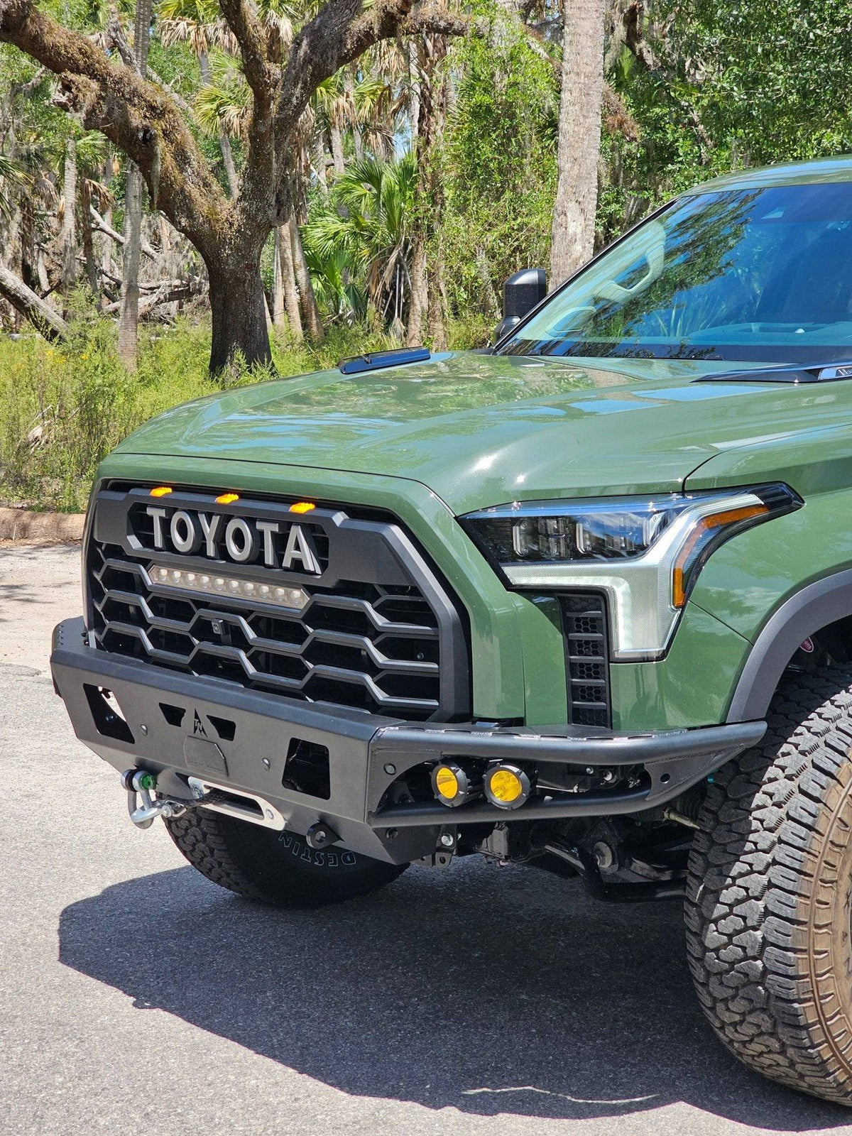 22+ 3rd Gen Tundra Modular Front Bumper – TEQ Customs