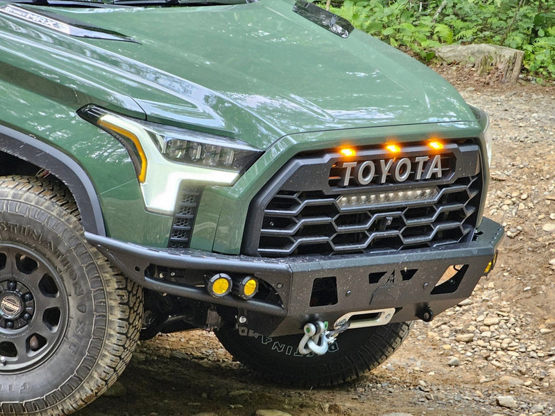 Load image into Gallery viewer, True North Fabrications Armor 22+ 3rd Gen Tundra Modular Front Bumper
