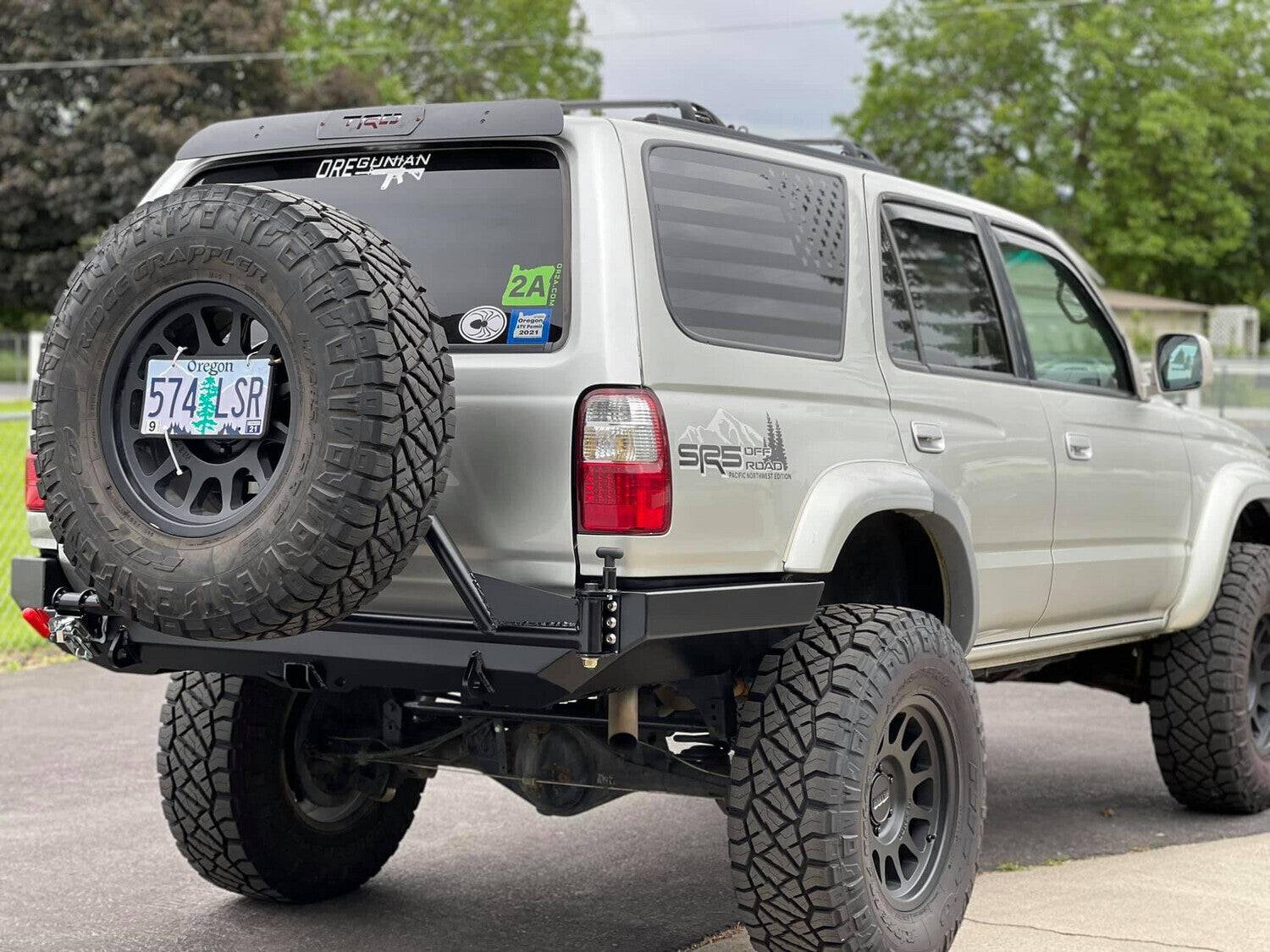 True North Fabrications Armor 96-02 4Runner Rear Plate Bumper - DIY Kit