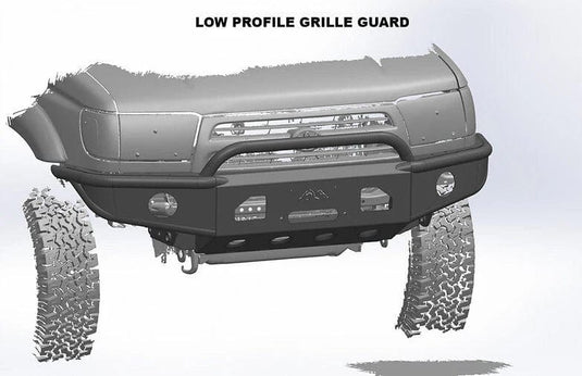 True North Fabrications Armor Low Profile / Raw Steel True North Plate Bumper / 96-02 3rd Gen 4Runner