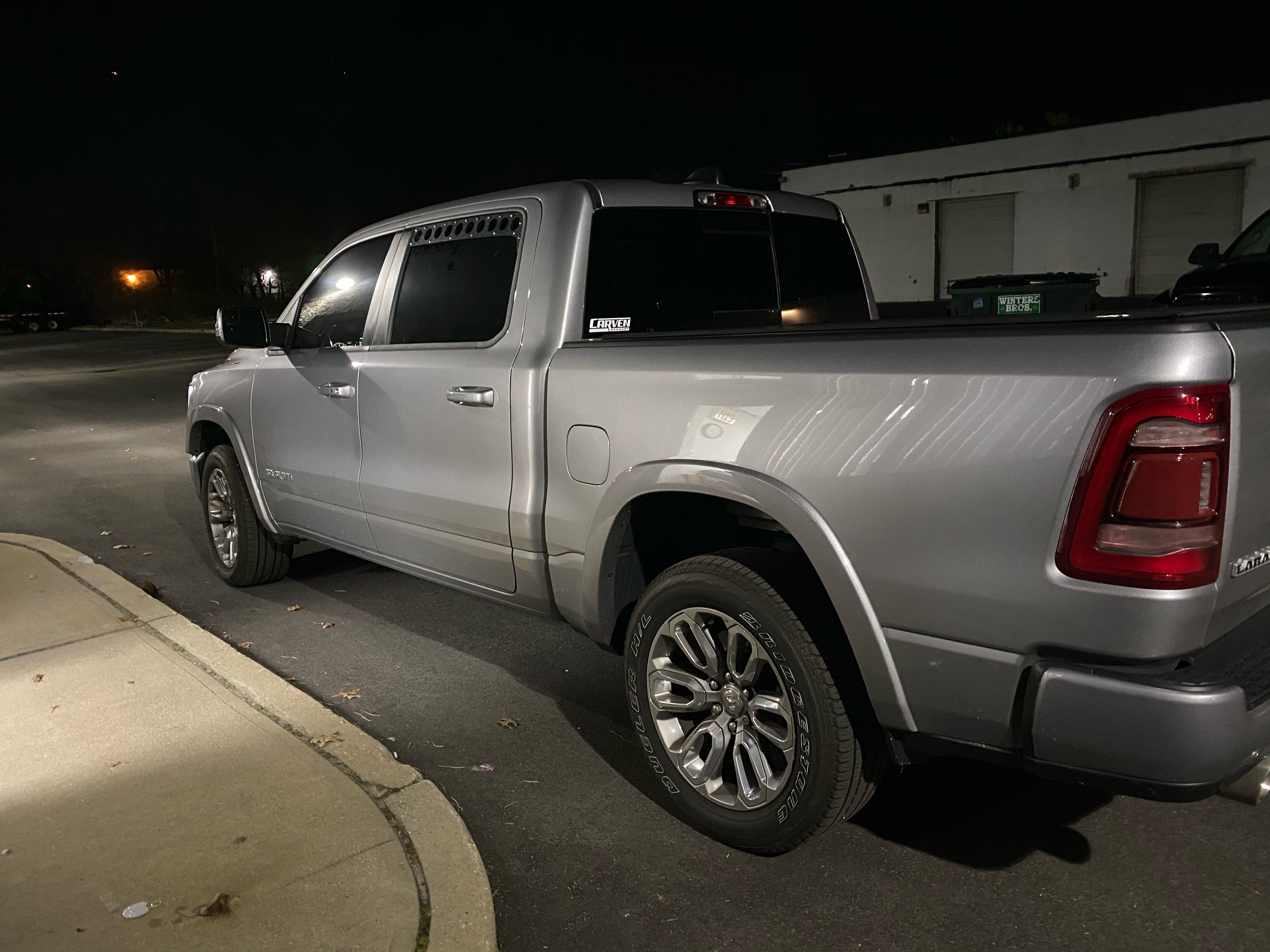 Visual Autowerks Window Vents 5th Gen Ram Rear Window Vents (Crew Cab)