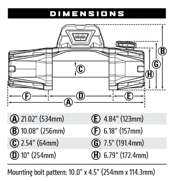 WARN Winches Warn VR Evo 12-S Winch