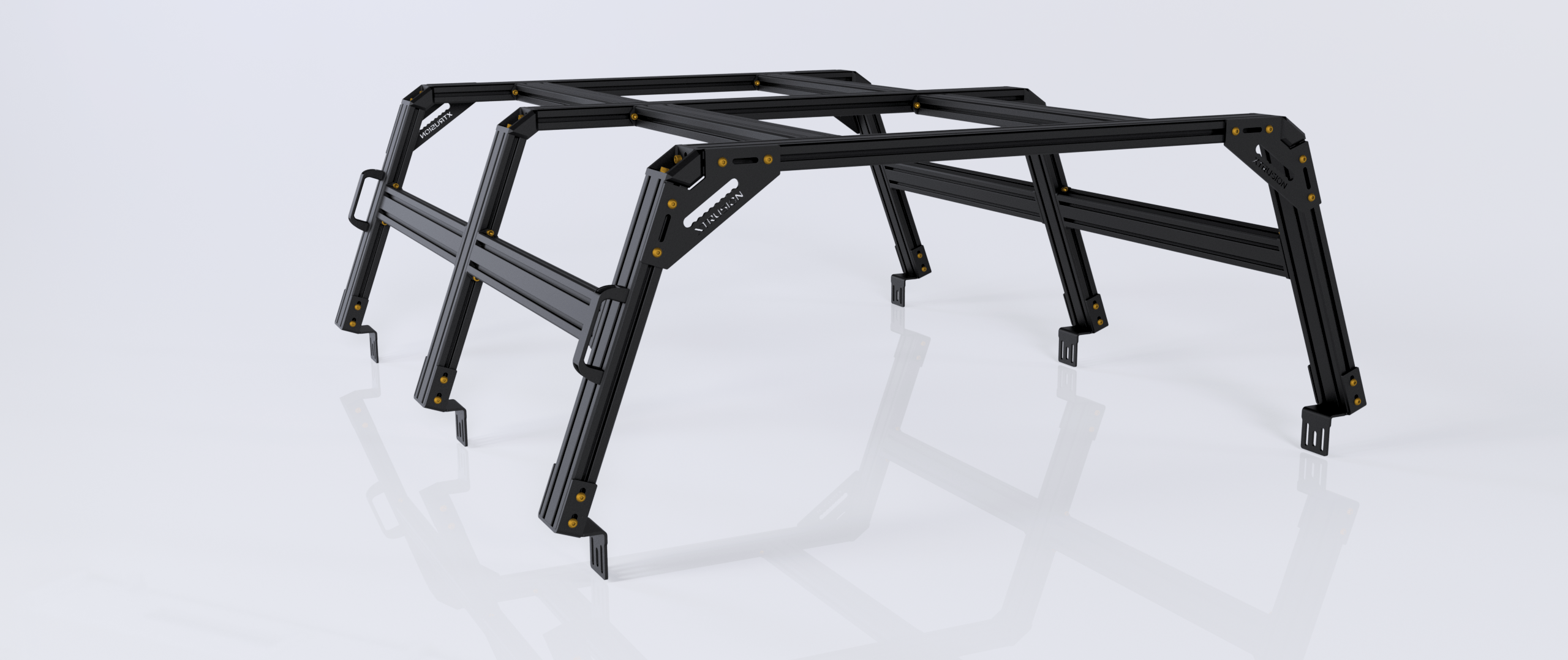 Xtrusion Overland cpb_product XTR3 Build-Your-Own Bed Rack - Dodge Ram 1500 Straight Bed