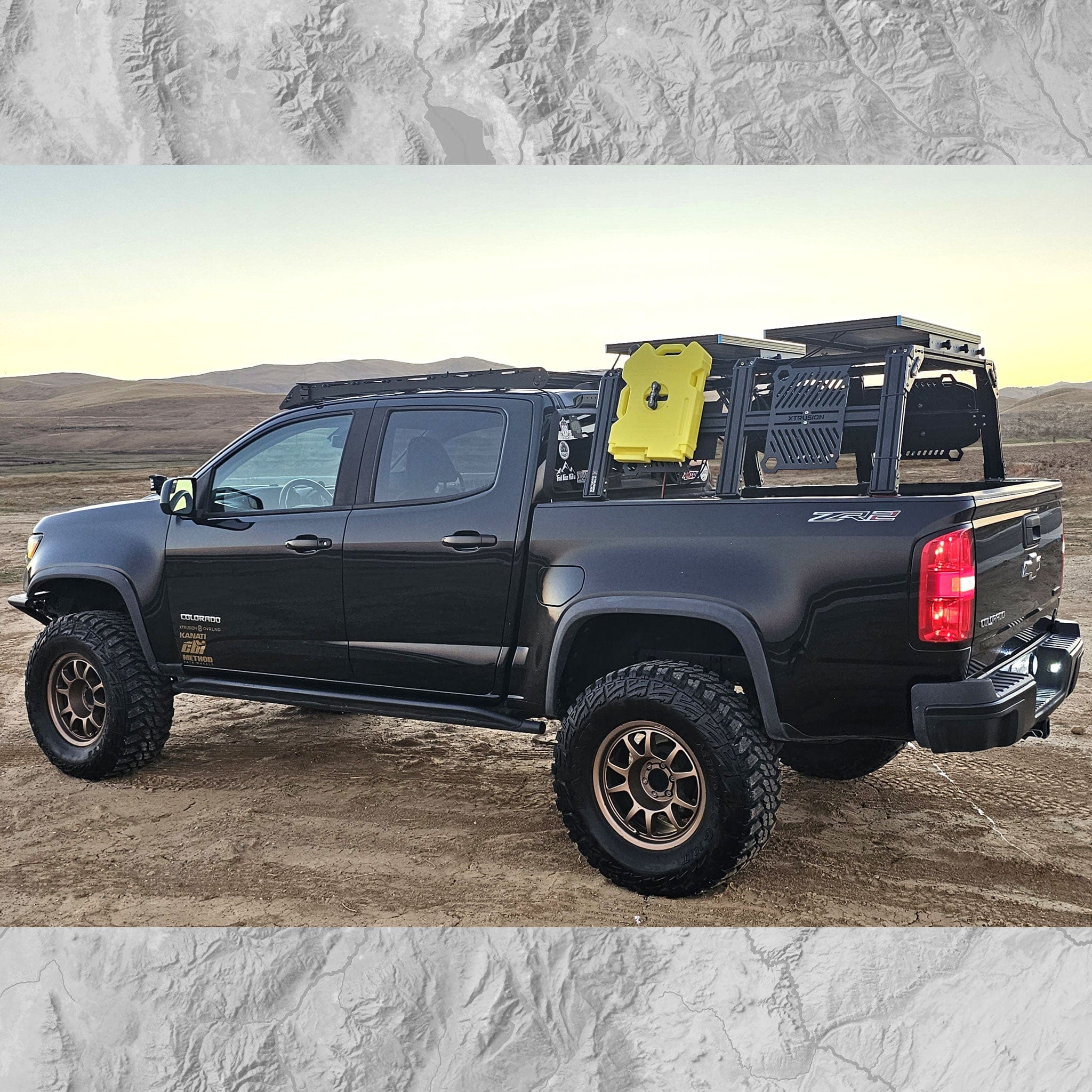 Xtrusion Overland cpb_product XTR3 Build-Your-Own Bed Rack - GM Colorado & Canyon