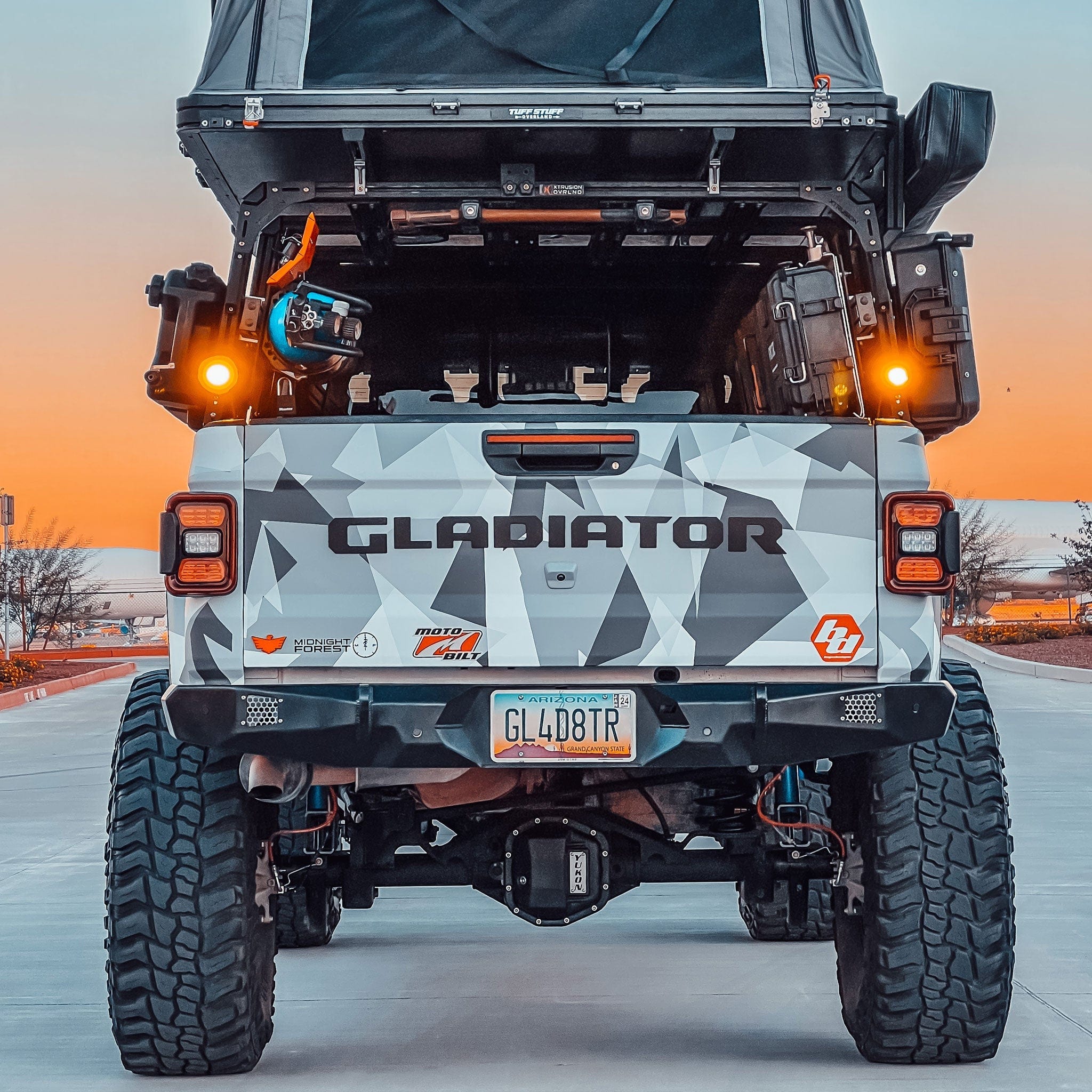 Xtrusion Overland cpb_product XTR3 Build-Your-Own Bed Rack - Jeep Gladiator