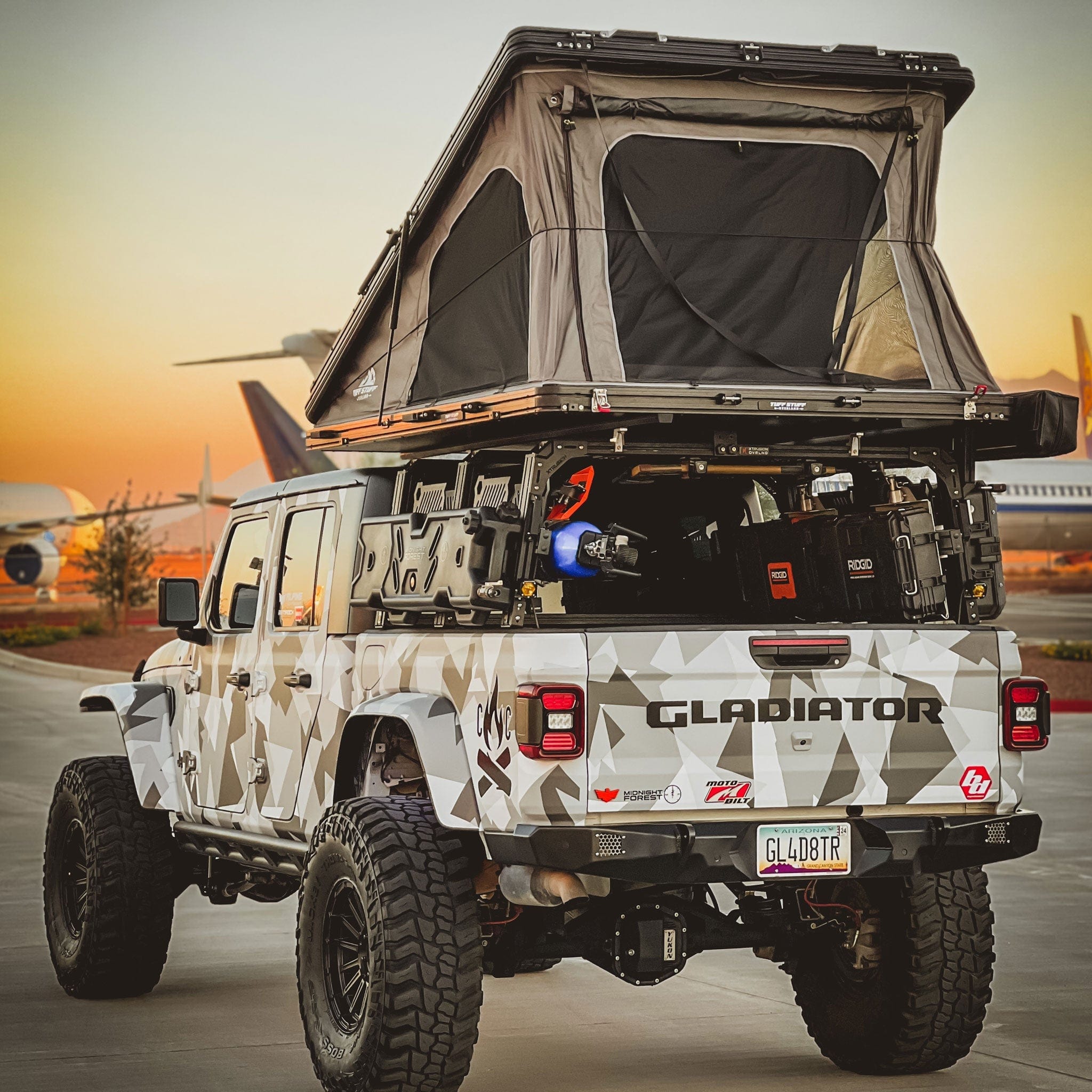 Xtrusion Overland cpb_product XTR3 Build-Your-Own Bed Rack - Jeep Gladiator