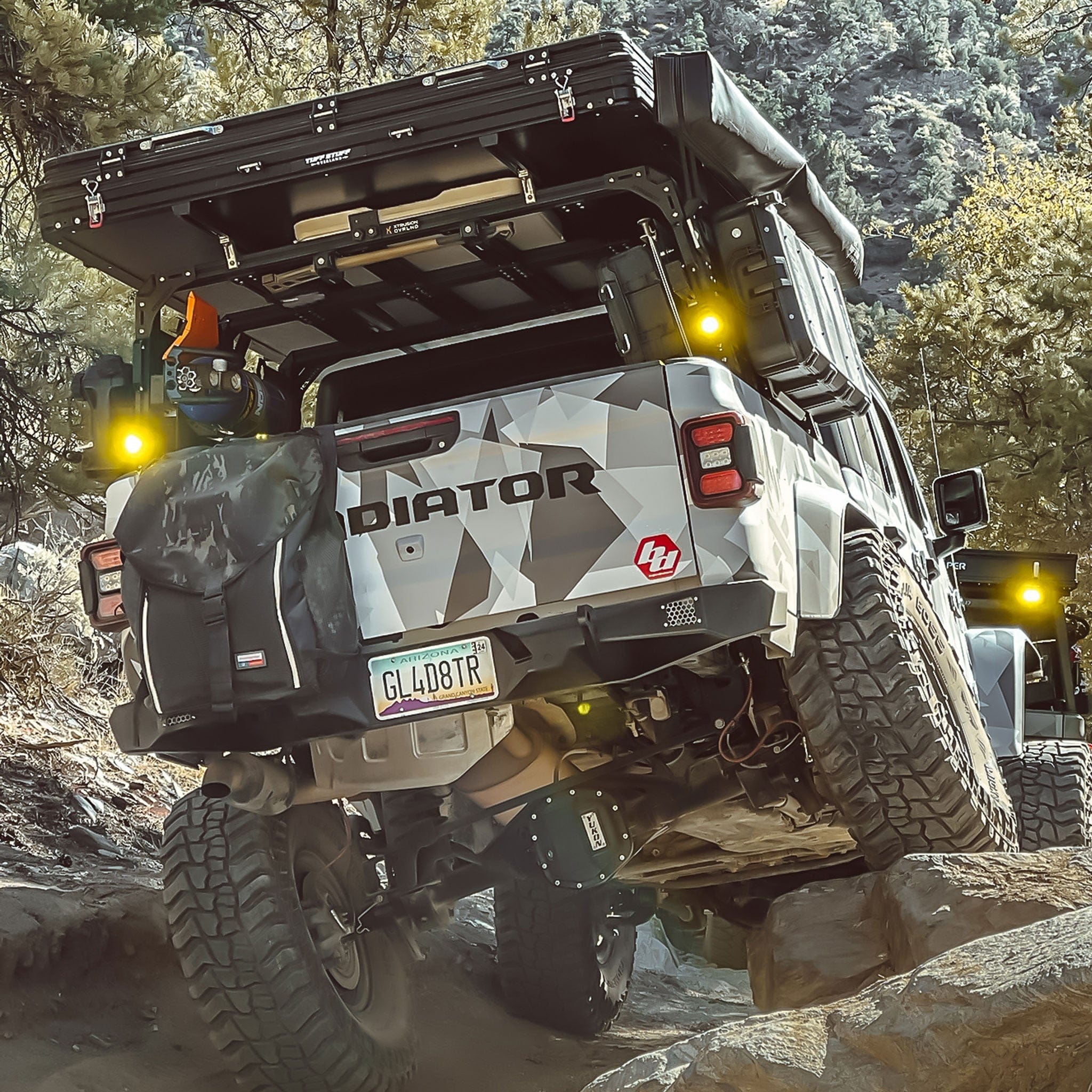 Xtrusion Overland cpb_product XTR3 Build-Your-Own Bed Rack - Jeep Gladiator