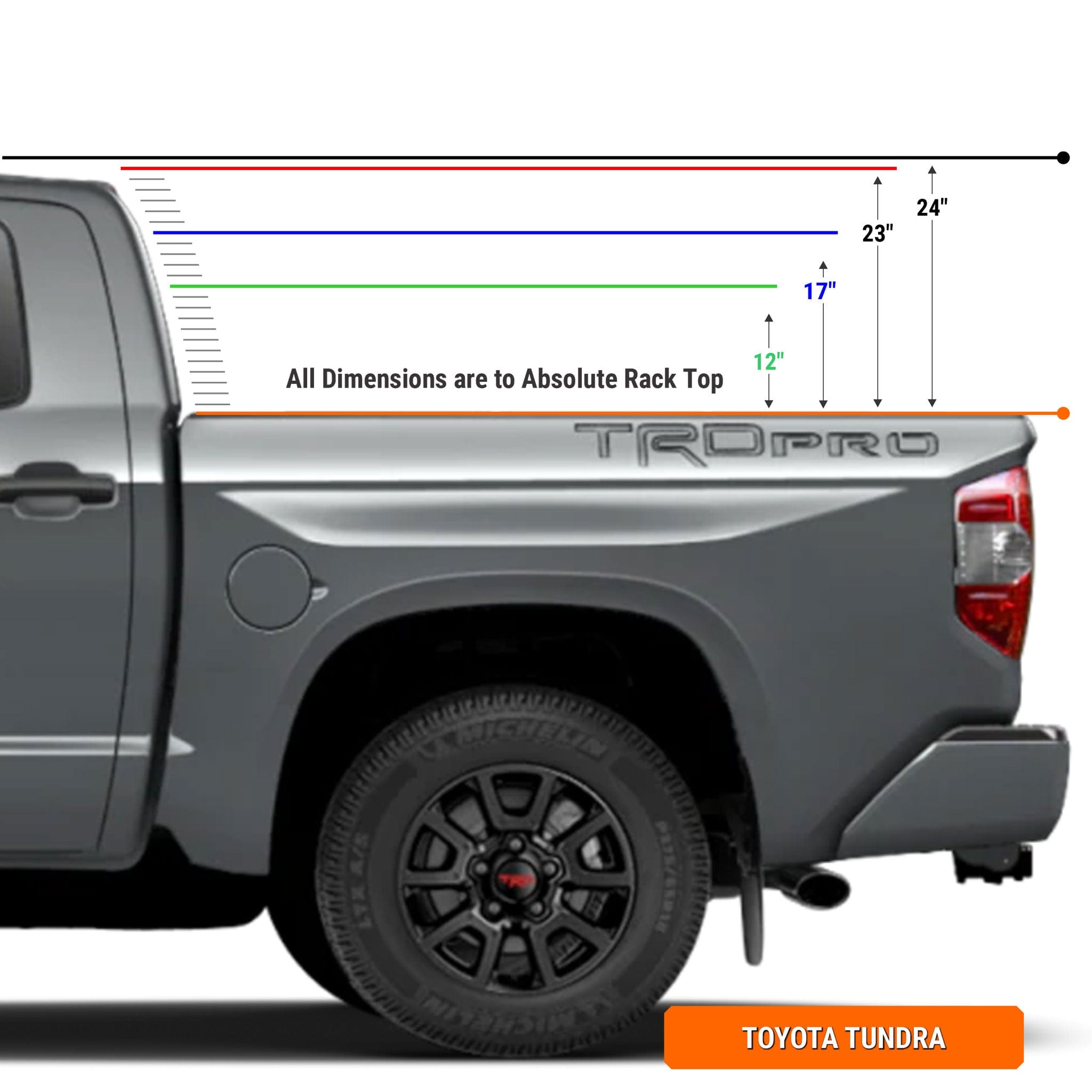 Xtrusion Overland cpb_product XTR3 Build-Your-Own Bed Rack - Toyota Tundra