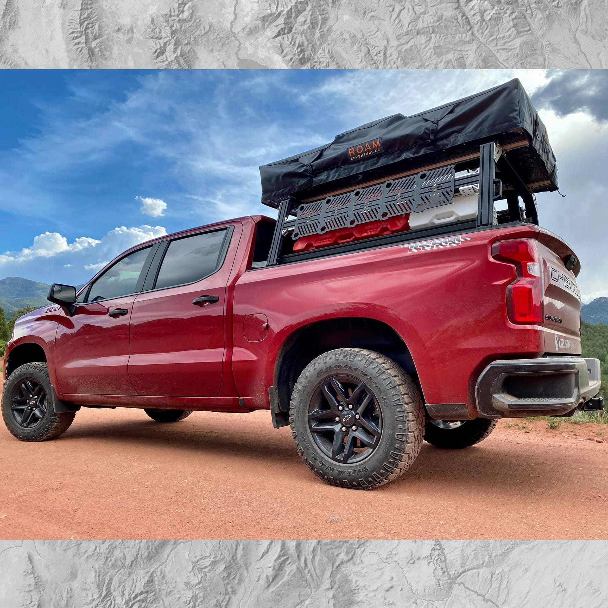 Xtrusion Overland XTR1 XTR1 Bed Rack for GM Silverado & Sierra 1500