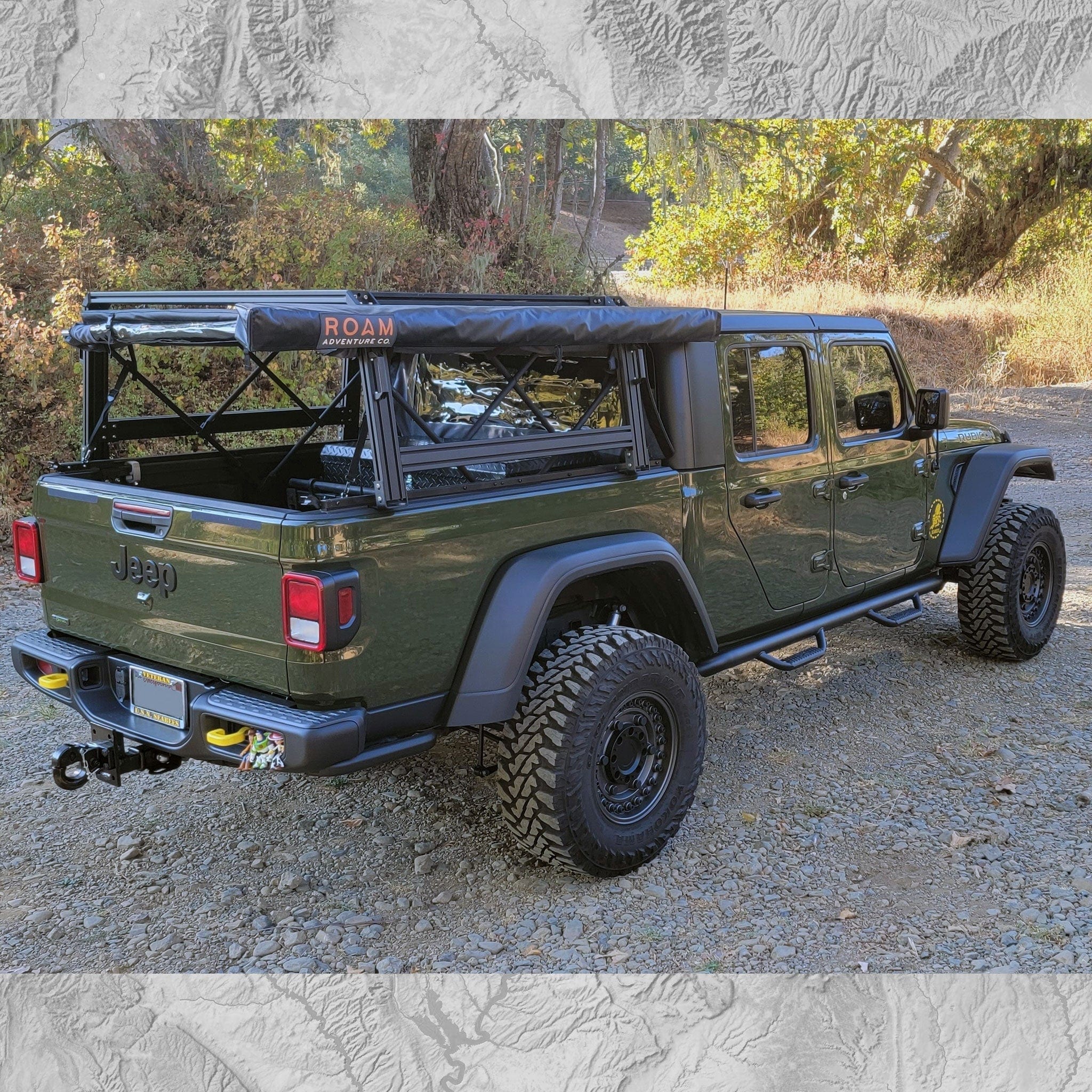 Xtrusion Overland XTR1 XTR1 Bed Rack for Jeep Gladiator