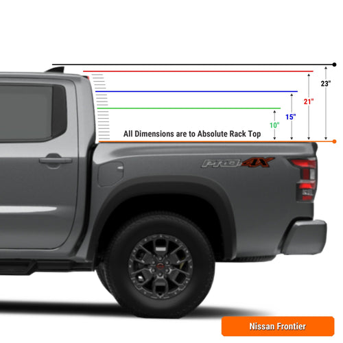 Xtrusion Overland XTR3 XTR3 Bed Rack for Nissan Frontier