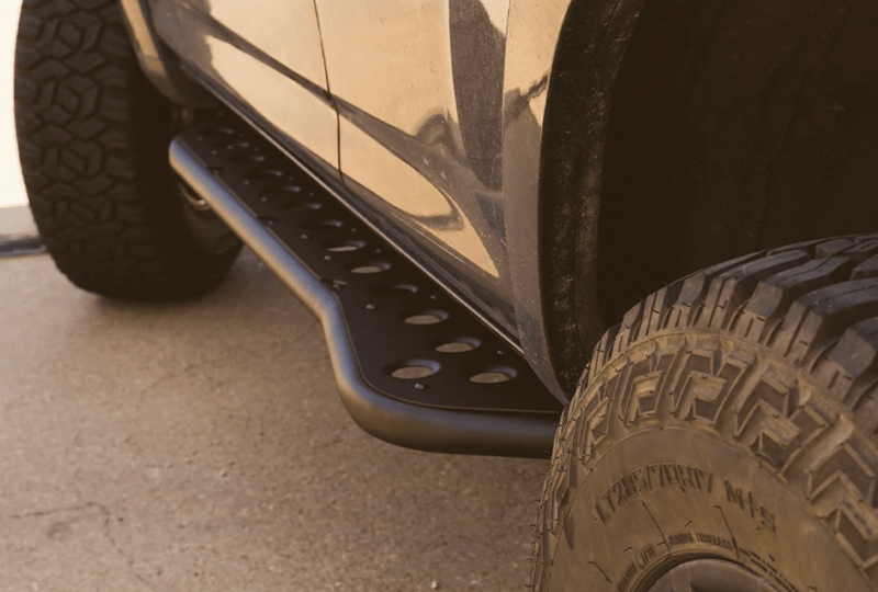 Load image into Gallery viewer, 2003-2009 TOYOTA 4RUNNER STEP EDITION BOLT ON ROCK SLIDERS
