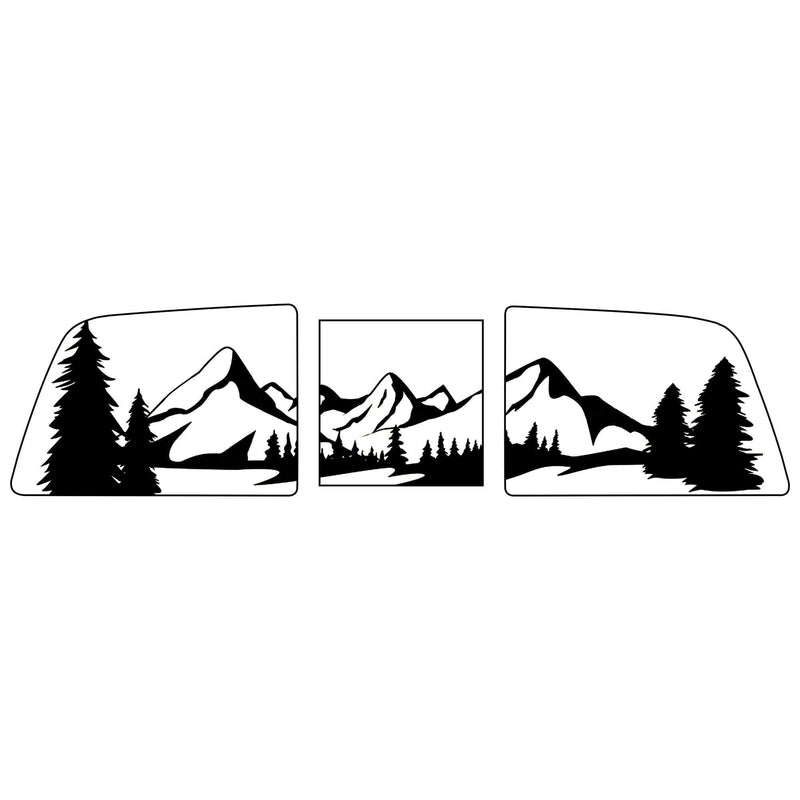 Load image into Gallery viewer, Back Window Decals / 16-21 Tacoma / TEQ Customs
