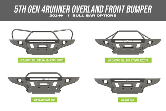 C4 Fab 4Runner Overland Series Front Bumper / 5th Gen / 2014+