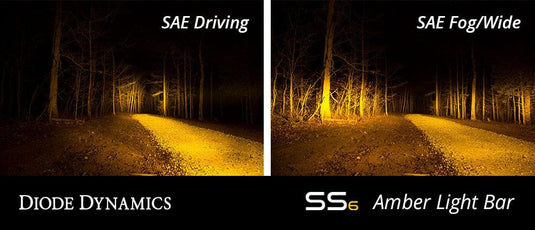 Stage Series 12" SAE/DOT Light Bar / Amber / Diode Dynamics